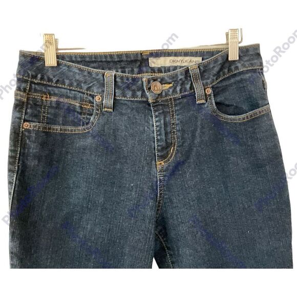 DKNY SOHO Dark Wash Slight Bootcut Jeans  32” - Picture 4 of 5